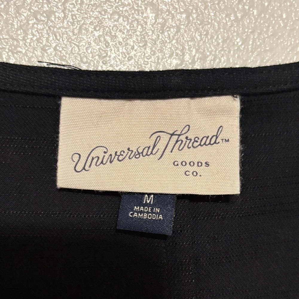 Universal Thread Black Button-Down Mini Dress - image 2